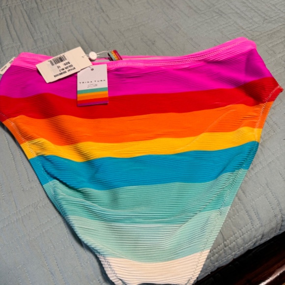 Trina Turk Bikini Bottoms.  Size 12, Multi Color - Picture 4 of 4